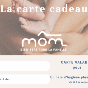 Carte cadeau bain d'hygiène physiologique