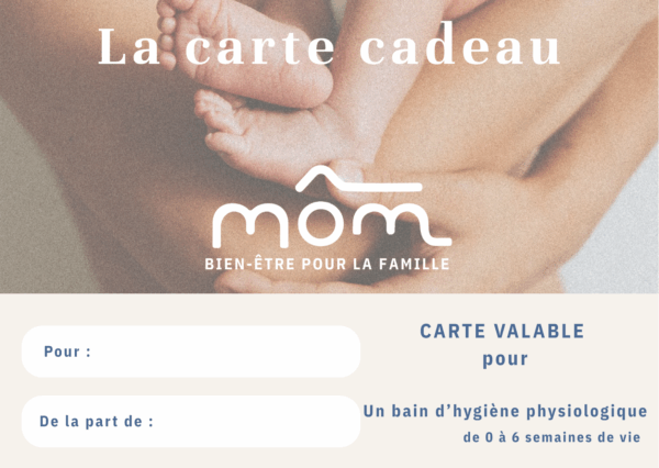 Carte cadeau bain d'hygiène physiologique