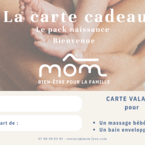 Carte cadeau - Pack naissance  "Bienvenue"